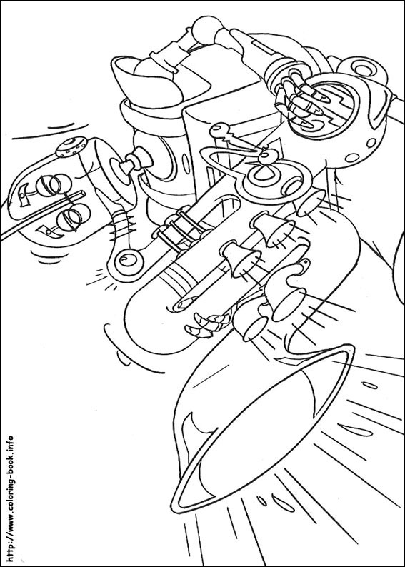 Roboty kolorowanki